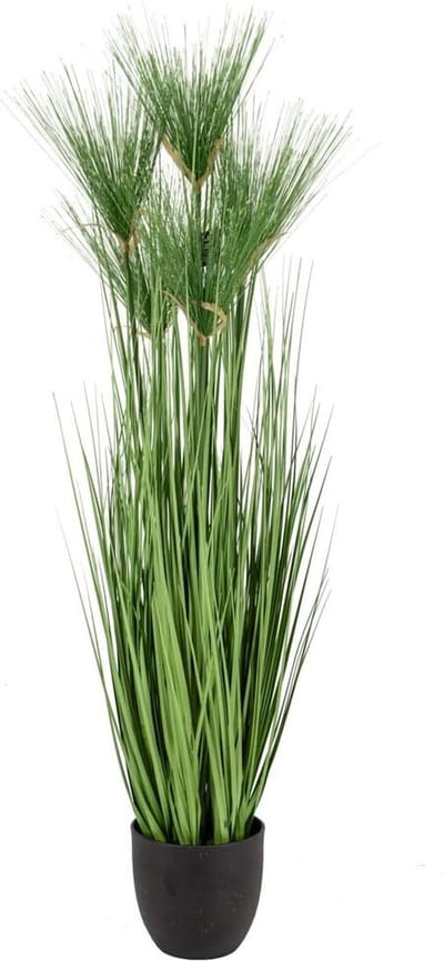 HomeBound by KY | Kunstplant cycas gras | 110cm | kunstgras groen vredespalm