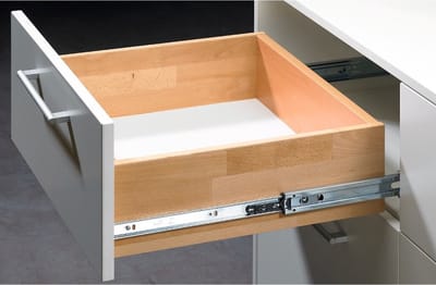 Kogelgeleider Zijmontage 300mm Soft-close 45kg voll.uittrekbaar 12,7mm inbouwbr.