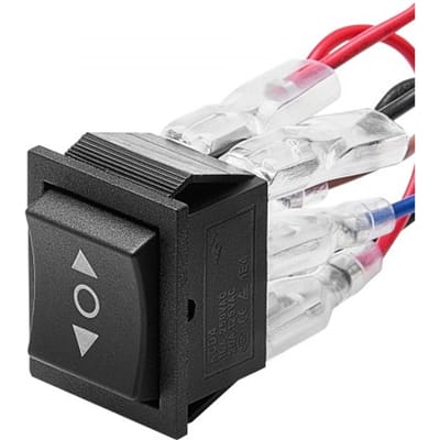 VEVOR-tuimelschakelaar, 6-polige DPDT-tuimelschakelaar met 3 standen (AAN)-UIT-(AAN)-omkeerschakelaar AC 250 V/16 A 125 V/20 A, Ideaal voor gebruik in huis, op kantoor en in de lichte industrie.