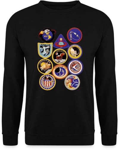 NASA Apollo-missie-insignes Sweater Heren