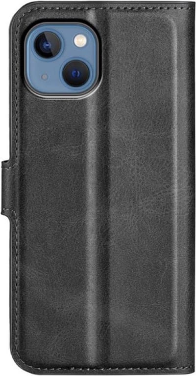 Casecentive - Leren Wallet case met sluiting - iPhone 14 Plus - zwart