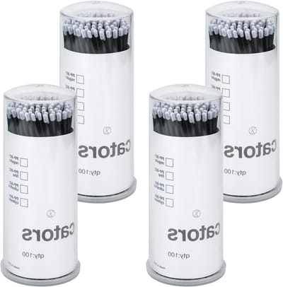 Set van 400 Wegwerp Microborstels voor Wimperextensions, Perfect voor Make-up en Schoonmaak