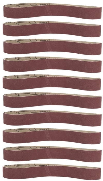 Dailygoody - Aluminium Oxide Schuurband - Schuren - 10 Stuks - 800 Grits - Slijpbanden voor Houtbewerking - Geschikt voor Metallurgie