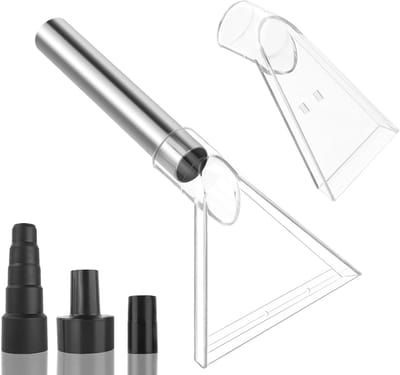 Stofzuiger Extractor Opzetstuk - Tapijt Reiniger Bekleding Tool - Vlekken Verwijderen - Doorzichtig Ontwerp - Universele Adapters - Transparant