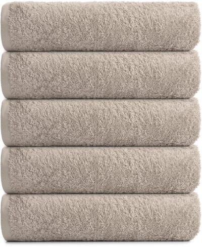 RELAKZ - Warm Sand - Gastendoekjes - 7-Pack - 100% Katoen - 550 GSM - 33x55 cm - Zacht en Absorberend