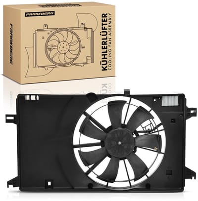 Frankberg 1x Motorradiateur Enkele ventilator