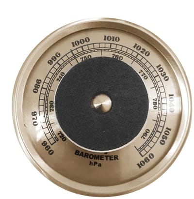 Weerstation Wijzerplaat - Barometer Thermometer - Weersvoorspelling Binnen - 3-in-1 Functie - 70mm Diameter