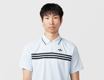 adidas Originals 3 Stripe Polo Shirt, blauw