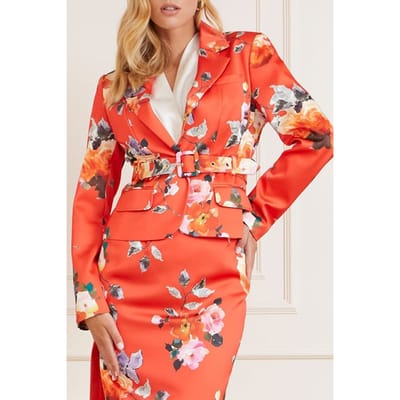 GUESS Marciano By  Corsage Blazer Print Taglia: S | Blazers Outlet | Donna