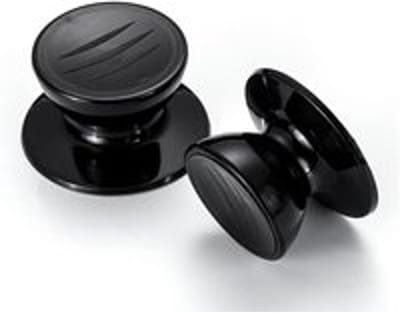 ​Azalia® Universele Pannendeksel Knop - 2 Stuks - Zwart - Bakeliet & RVS - Hittebestendig - 6x3 cm