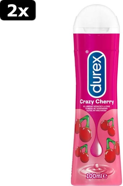 2x Durex Play Crazy Cherry - 100 ml
