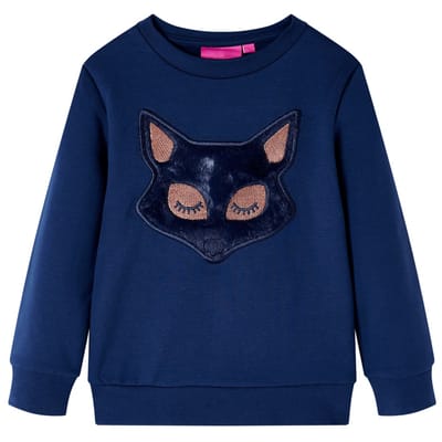 vidaXL - Kindertrui - 128 - marineblauw