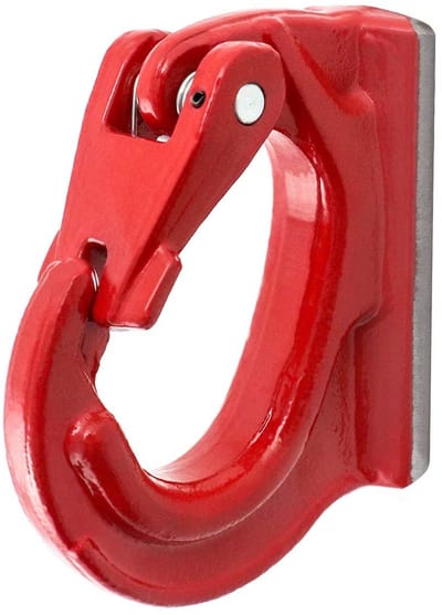 Lashaak Staallegering - Grijphaak Hefhaak - Materiaal Transport - 3 Ton Belasting - 147 cm - Rood
