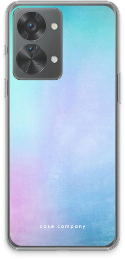Case Company® - Hoesje geschikt voor OnePlus Nord 2T hoesje - Mist pastel - Soft Cover Telefoonhoesje - Bescherming aan alle Kanten en Schermrand