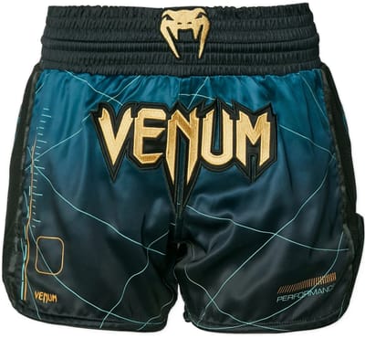 Venum Tactical XT Muay Thai Shorts Zwart Bosgroen - XS