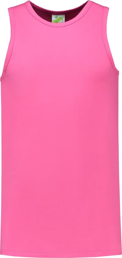 Lemon & Soda tanktop voor heren in de maat S in de kleur fuchsia.