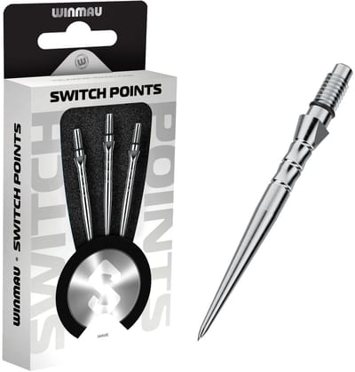 Winmau Switch Point Wave Silver 26 mm