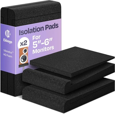 Monitor Isolatie Pads - Luidspreker Schuim - Akoestische Verbetering - Vibredux HD Schuim - 28.5 x 19.5 x 8.5 cm