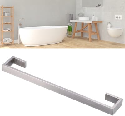 Dailygoods- Handdoekenrek 50 Cm - Wandmontage - RVS - Elegant Design - Eenvoudig te Installeren - Badkamer Accessoires - Handdoekhouder