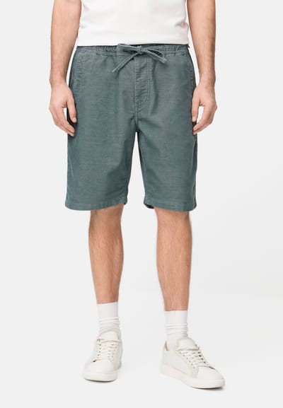 camel active BermudashortsCorduroy bermuda short in relaxed fit - Maat menswear-M - Stormblauw