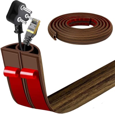 Dailygoods - Zelfklevende Kabelgoot - Flexibele Kabelbescherming voor Thuis en Kantoor