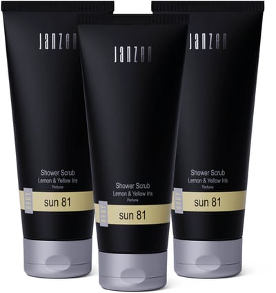 JANZEN Shower Scrub Sun 81 3-pack