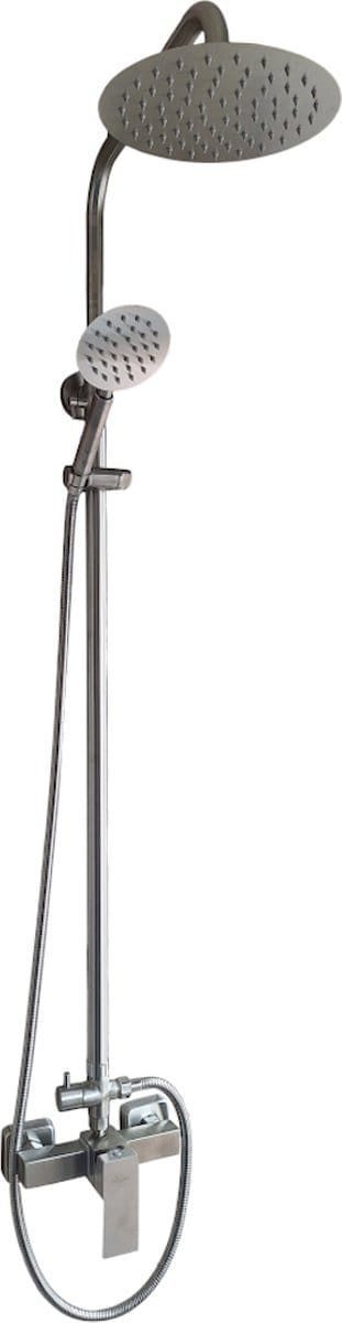 LINEA UNO - Lida - RVS - Opbouw doucheset - Geborsteld RVS - 201310
