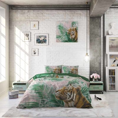 Dreamhouse Tiger Woods - Dekbedovertrekset - Lits-Jumeaux - 240x200/220 + 2 kussenslopen 60x70 - Groen