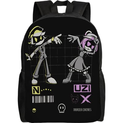 Moorddrones Rugzak Jongen Grote Rugzakken Polyester Coole Schooltassen Reizen Custom Rugzak as picture