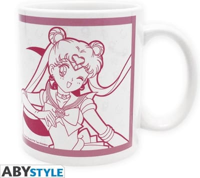 Sailor Moon Sailor Moon & Luna Unisex Kop - wit/roze - Standard