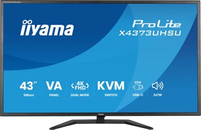 iyama ProLite X4373UHSU-B2 - 43 inch - 4K - IPS - USB-Hub (4x) - HDR10