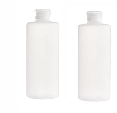 Dailygoody - Lege Knijpfles - Herbruikbare Plastic Fles - Doorzichtig - Cosmetische Verpakking - Reisfles voor Lotion - 2 Stuks 400ml
