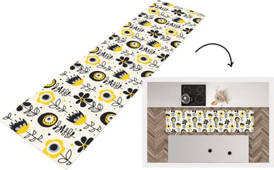 Keukenloper - Loper keuken - Meiden - Bloemen - Blaadjes - Patronen - 200x50 cm - Keukenloper vinyl