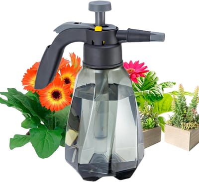 Druksproeier Tuin - Handfles Sproeier - Planten Water Geven - Verstelbaar Mondstuk - 1.5 Liter - Grijs