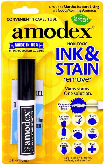 Amodex - Inkt en vlekverwijderaar - reisverpakking - 15 ml