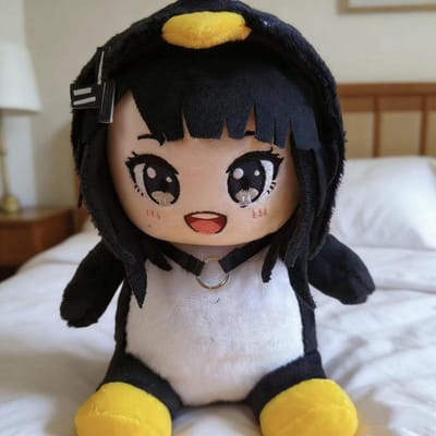 Schattige Gugu Gaga Pinguïn Pluche Pop 25 30Cm Meme Anime Periferie Pinguïn Gugugaga Knuffels Kussens Kinder Verjaardagscadeaus brown