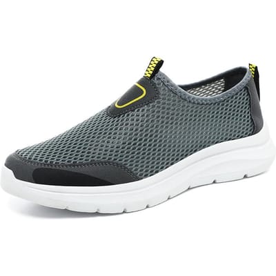 MAEDEF Klassieke Mode Outdoor Wandelen Ademend Comfortabel Antislip Hardlopen Casual Sneakers Workout Tennis Training Herenschoen 39 grijs