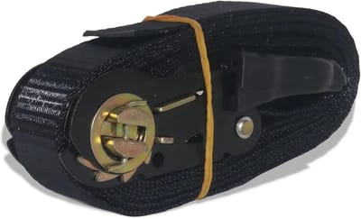 Ratelspanbanden - Spanbanden motorbagage - Vastzetten bagage - Verstelbare lengte - 3mx25cm - Zwart