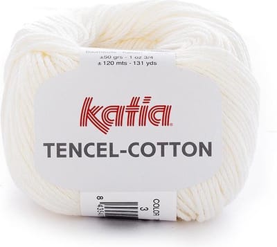Katia Tencel-Cotton - 03 ecru - Lyocell/Katoen Garen