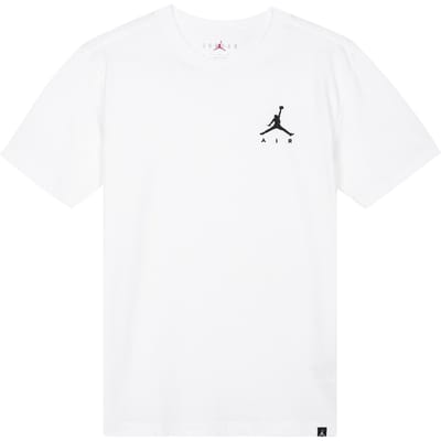 Jordan Jumpman Logo Effen Ronde Hals Korte Mouw T-shirt Heren Tops Wit AH5297-100 L white