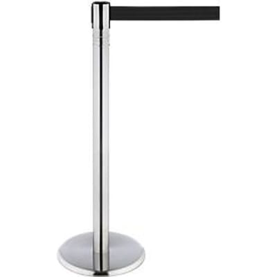 RS-GUIDESYSTEMS riempaal, roestvrij staal, 360° draaibare kop, hoogte 1000 mm, riemmaat L 2300 x B 50 mm, riemkleur zwart