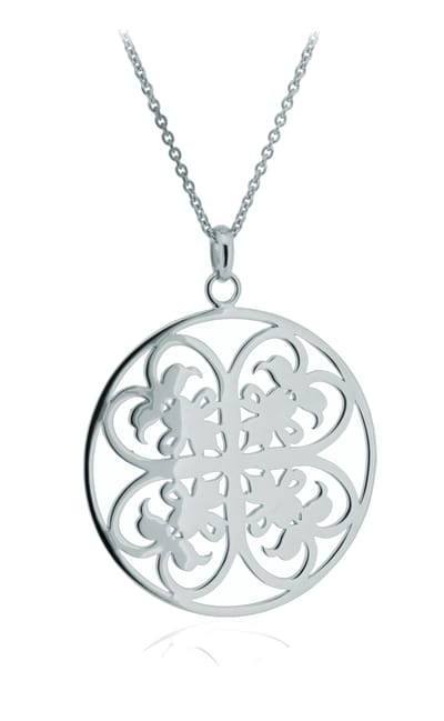 Orphelia Dames 925 Sterling Zilveren Ketting met Hanger - Zilver ZH-6035