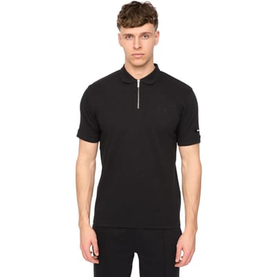 Duck and Cover Heren Sherborn Katoenen Poloshirt (Zwart)