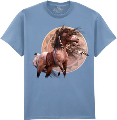 Paarden Spirit Warrior The Coloured House T-shirt M