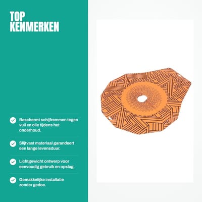 Dailygoods- Fietsschijfremhoes Slijtvast - Hittebestendig - Lichtgewicht - Eenvoudige Installatie - Geschikt voor 26/27,5/29 Inch Fietsen - Premium Materiaal - Remhoes