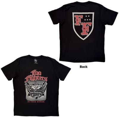Foo Fighters - In Your Honour Heren Tshirt - S - Zwart