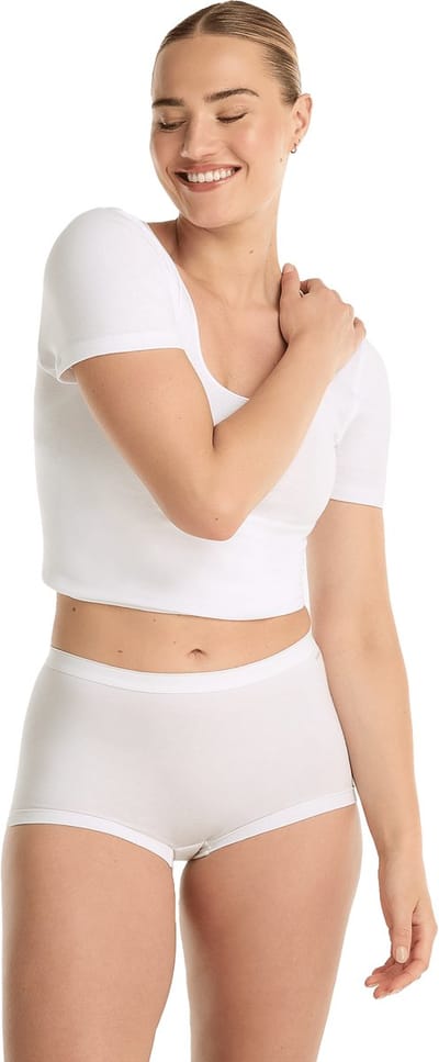 Ten Cate Basics shorts wit 2-pack voor Dames | Maat XL