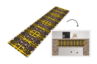Keukenloper - Loper keuken - Afrika - Geometrie - Patronen - 200x50 cm - Keukenloper vinyl