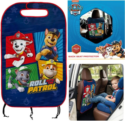 PAW PATROL Autostoelhoes voor jongens, beschermmat voor autostoel 48x75 cm