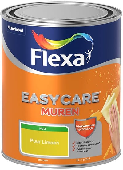Flexa - Easycare Muren - Puur Limoen - Mengverf - 1 L